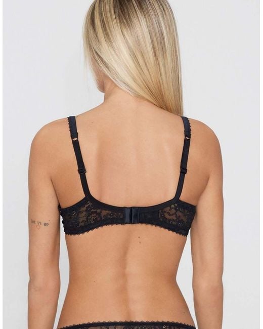 Tezenis Black Athens Dark Romance Lace Push-Up Bra