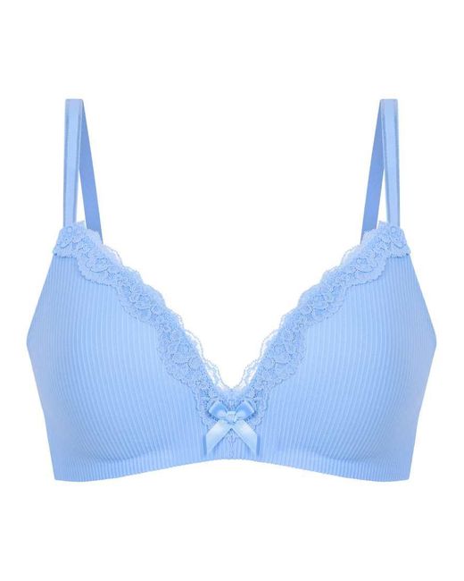 Hunkemöller Blue Lola Padded Non-Wired Bra