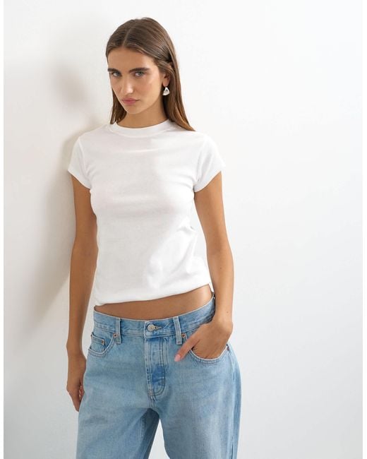 TOPSHOP White Everyday Tee