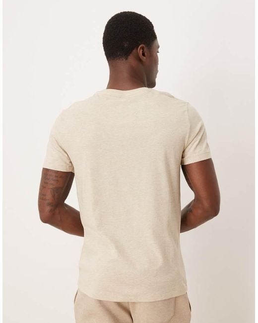 Polo Ralph Lauren Natural Icon Logo Custom Slim Fit T-shirt