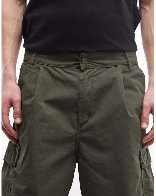 Carhartt Black Cole Relaxed Fit Cargo Shorts for men