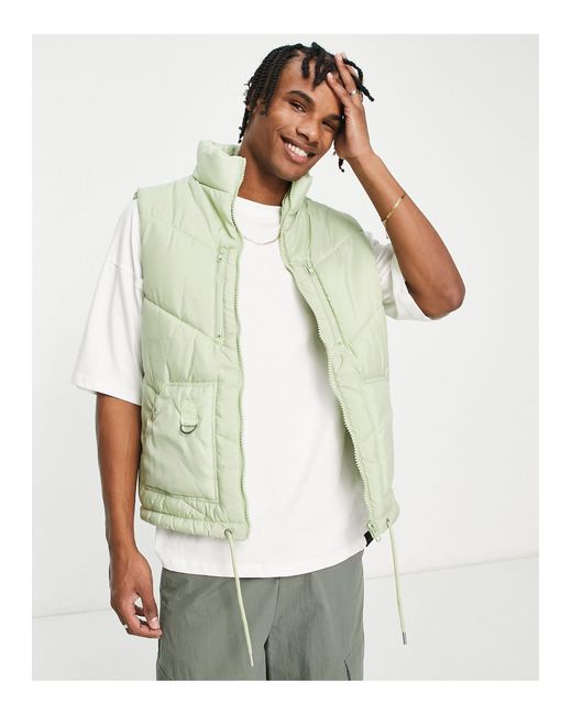 Another Influence Utility Vest in White for Men | Lyst