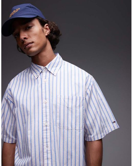 Tommy Hilfiger Blue Short Sleeve Shirt