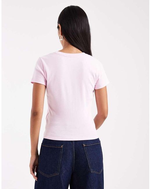 Hollister Blue Short Sleeve Baby Tee