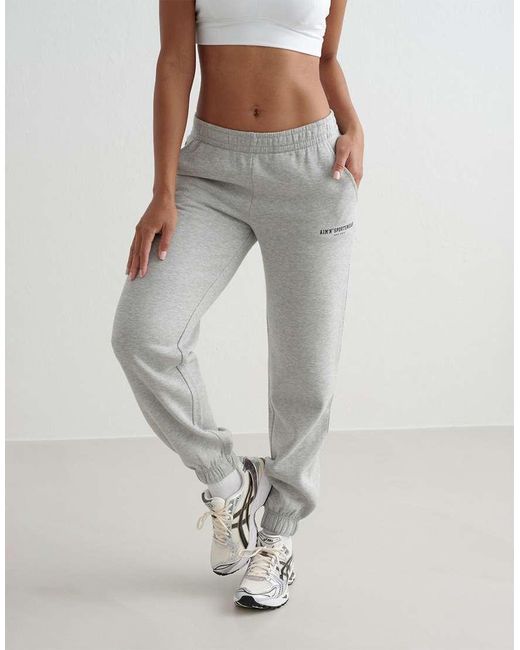 Aim'n Gray Melange Varsity Classic Sweatpants