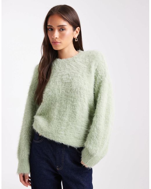 ASOS Green Knitted Oversized Jumper