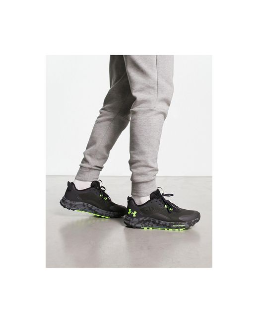 Under Armour Charged Bandit Trail 2 Trainers With Green Detail in Grey for  Men | Lyst Australia