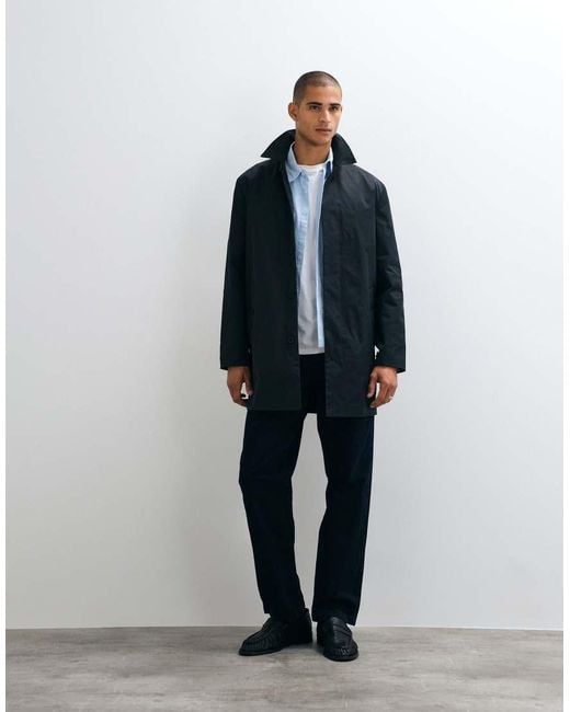 ASOS Blue Trench Coat for men
