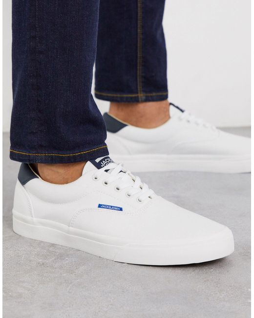 Jack \u0026 Jones Canvas Gympen in het Wit voor heren - Lyst