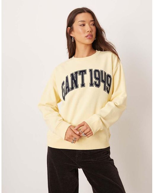 Gant Natural Graphic Collegiate Sweat