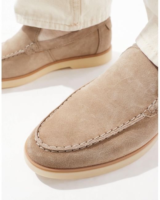 Schuh – riggs – loafer aus wildleder in Pink für Herren