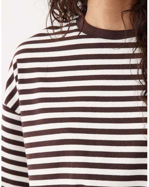 New Look Gray Oversized Boxy Tee