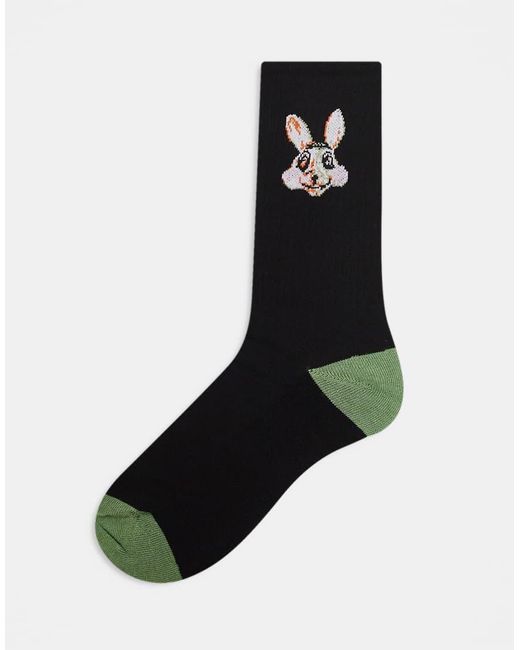 Paul Smith Black Paul Smith Bunny Socks for men