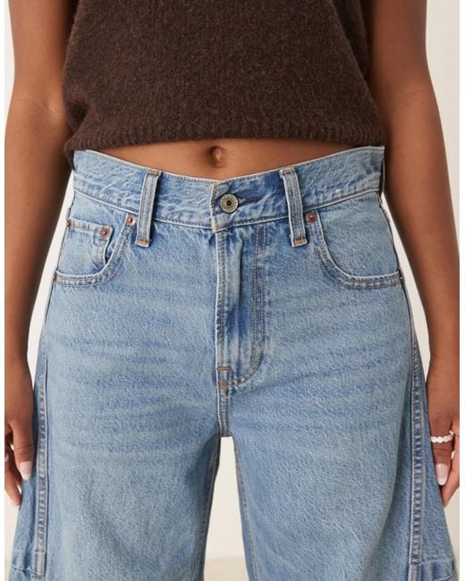 Abercrombie & Fitch Blue Ultra Barrel Jean