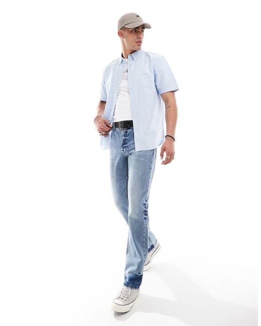 Authentic - chemise oxford à manches courtes avec logo ton sur ton - clair Levi's pour homme en coloris Blue