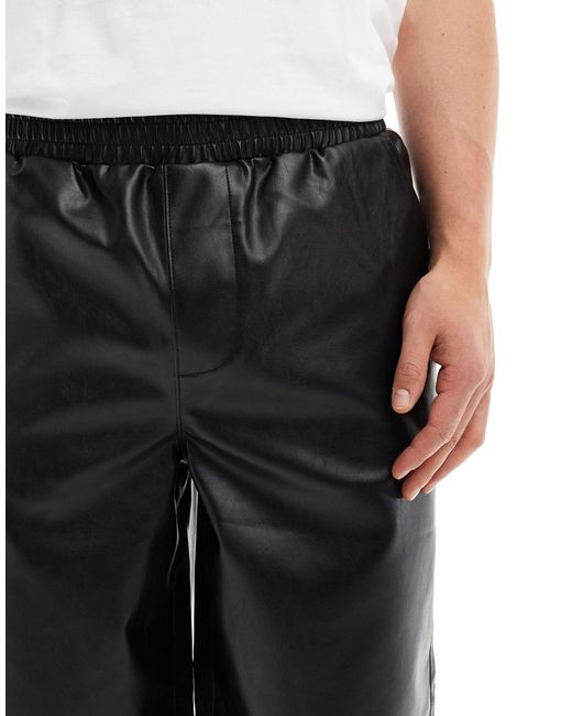 Pantalones cortos s ASOS de hombre de color Black