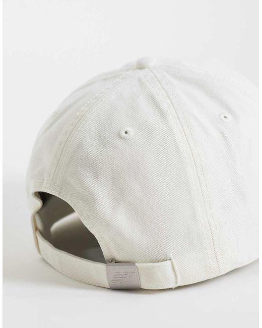 New Balance White 6 Panel 1906 Cap