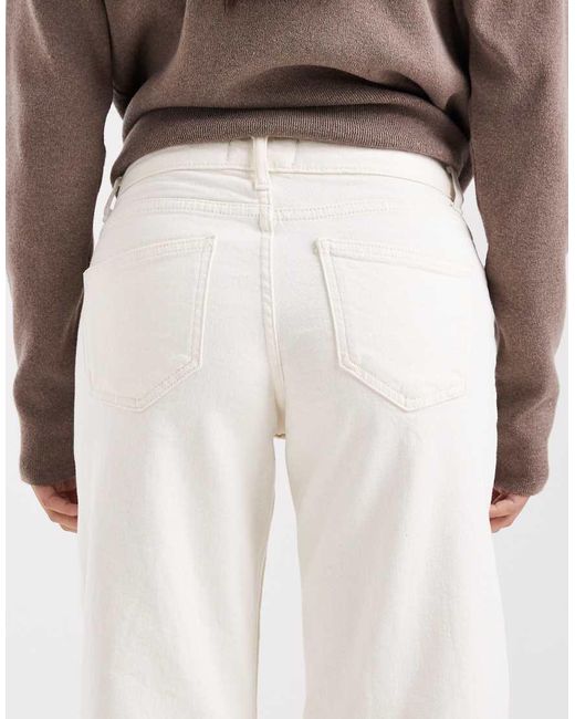 Only Petite Multicolor Judy Low Rise Wide Leg Jeans