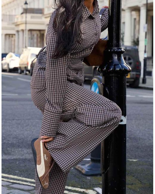 Kaiia Gray Exclusive Wide Leg Pants