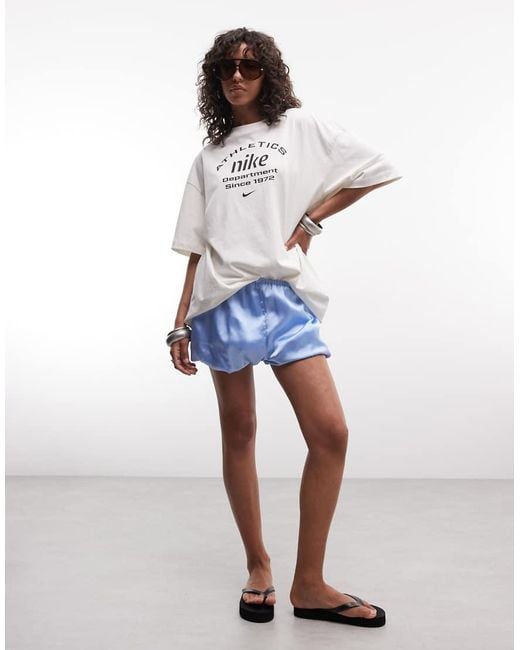 Nike White Athletic Dept Oversized T-Shirt