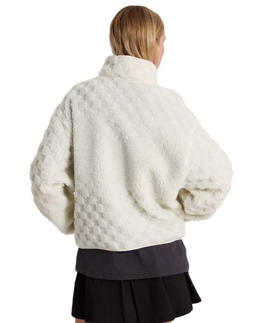 Chaqueta De Pelo Alto En-Blanco Vans de color Natural