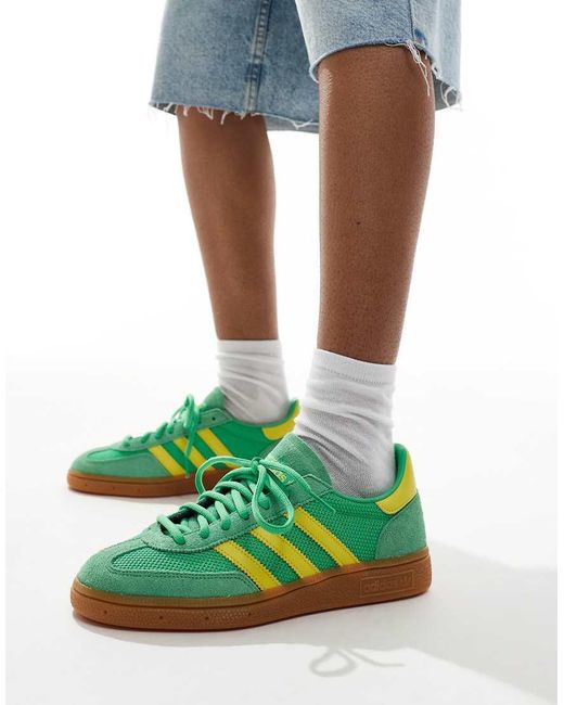 Adidas Originals Green Handball Spezial Trainers for men