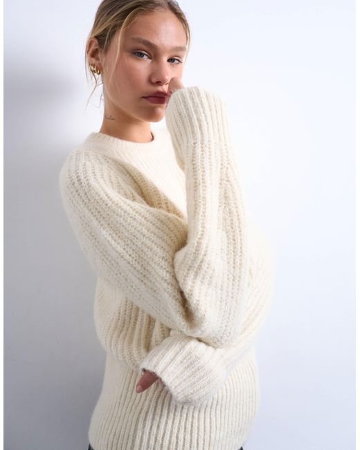 TOPSHOP White – strickpullover