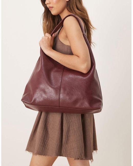 ASOS Brown Large Scoop Tote Bag