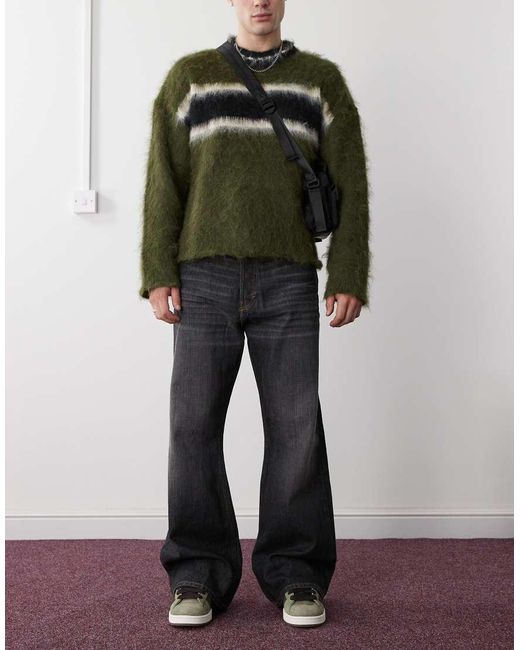 Vaqueros De Corte Bootcut Holgado Time De Weekday de hombre de color Multicolor