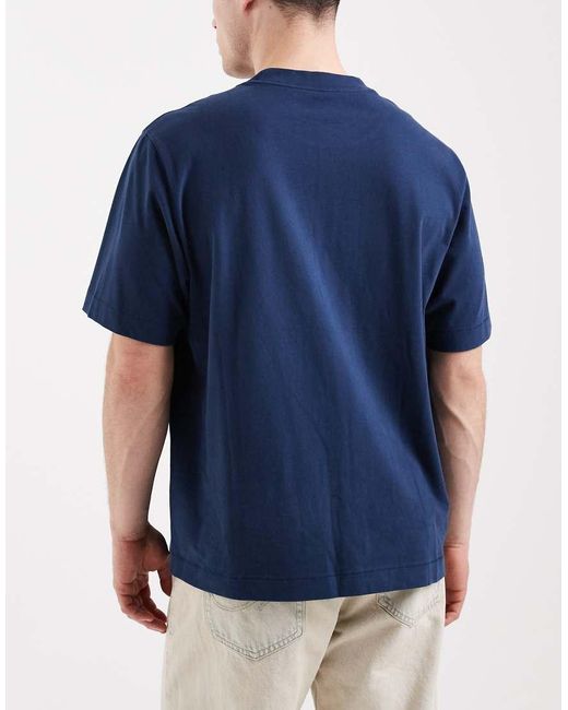 Abercrombie & Fitch Blue 3 Pack Premium Heavyweight T-shirts for men