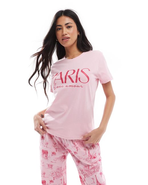 Threadbare Pink Pyjama Set