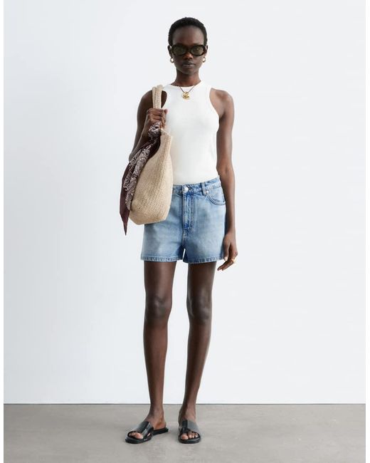 & Other Stories White Racer Tank