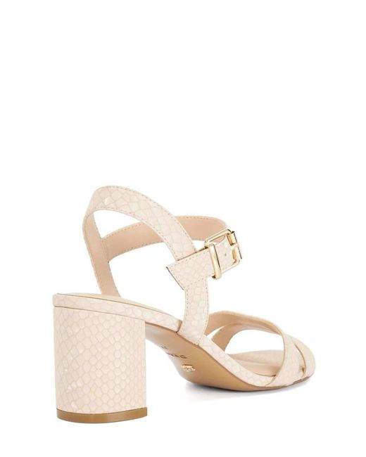Dune White Merisa Smart Sandals