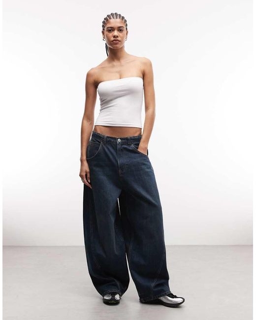 Collusion White Double Layer Bandeau Top