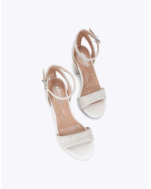 Carvela Kurt Geiger White Kianni Sandals