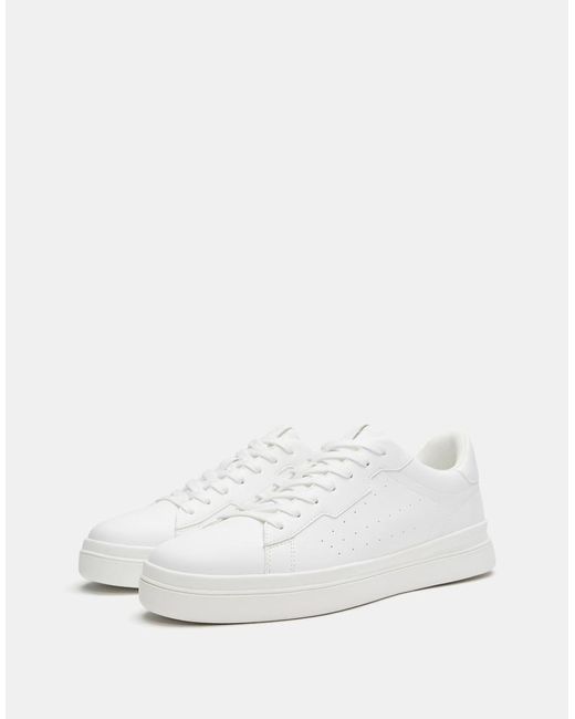 Pull&Bear White Trainers for men