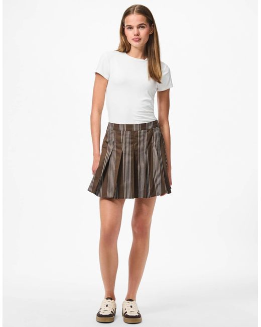 Mini-jupe - marron Pieces en coloris Brown