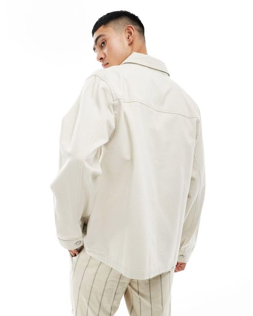 ASOS White Worker Jacket for men