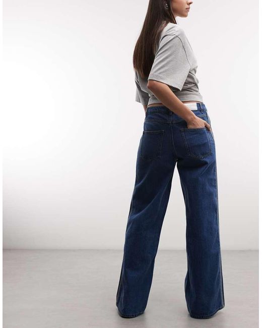 Adidas Originals Blue Firebird Denim Track Pants
