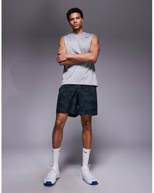 Nike Gray Legend Dri-fit Tank Top for men