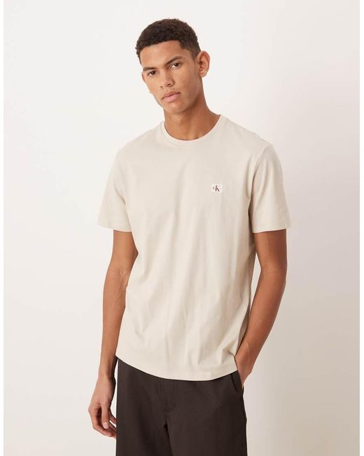 Calvin Klein Natural Badge Classic T-shirt for men