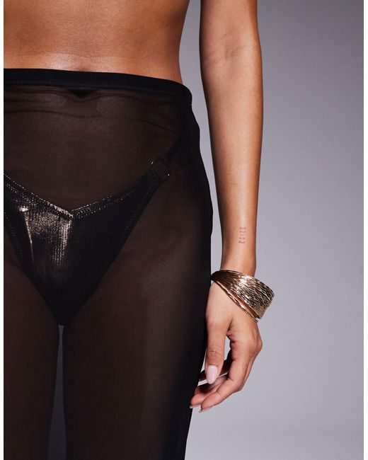 ASOS Black – strandrock aus netzstoff