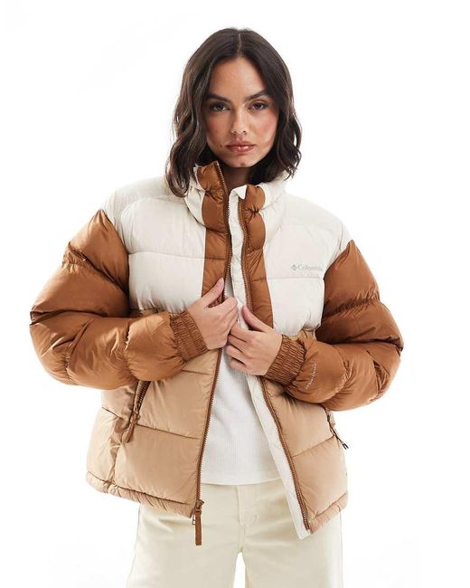 Columbia Brown Pike Lake Ii Cropped Puffer Jacket