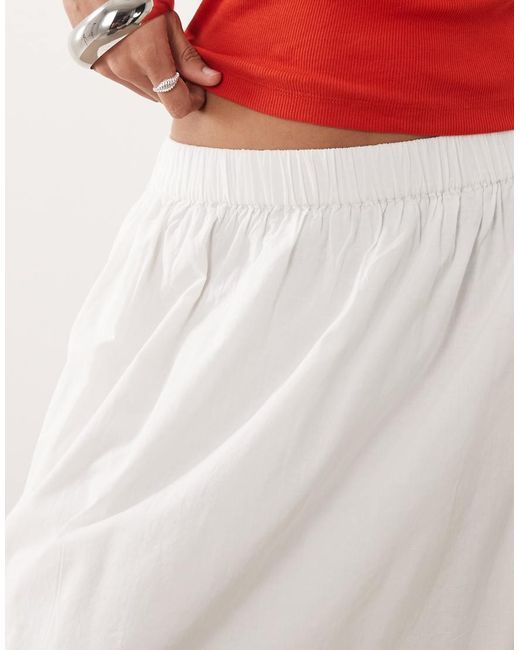 Barbour Pink Avebury Tiered Lace Trim Broderie Midi Skirt