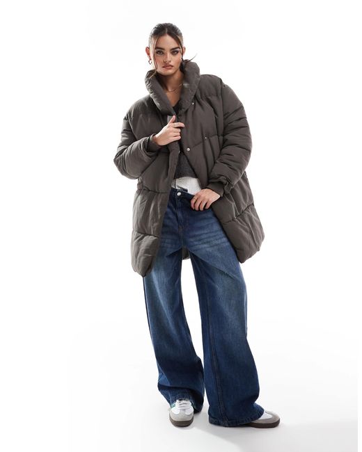 Don't Think Twice Blue Dtt – zweireihige pufferjacke