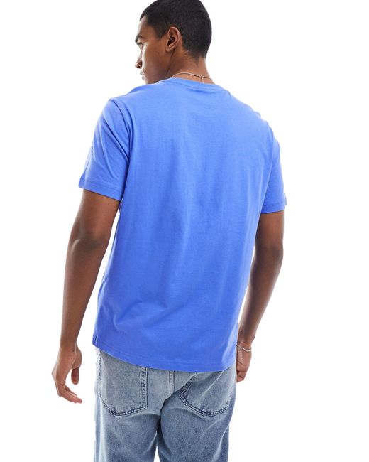T-shirt ras Champion pour homme en coloris Blue
