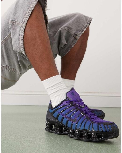 Nike Shox Tl in het Blue voor heren