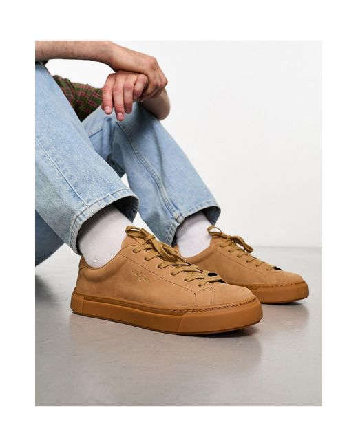 Fred Perry Blue B71 Oiled Nubuck Sneakers for men