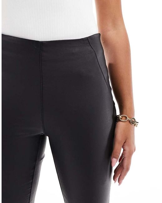 Leggings Negros Revestidos De Object de color Black