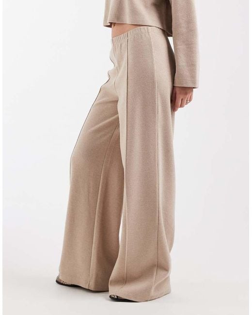 Miss Selfridge Natural Wide Leg Trouser Co-ord